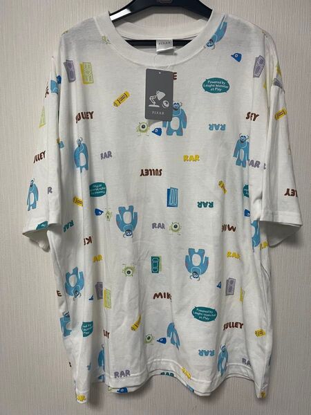 モンスターズインク Tシャツ 総柄 ディズニー ピクサー ユニバーシティ 半袖