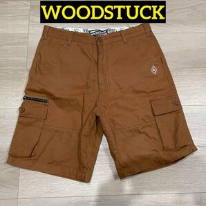 WOODSTUCK ウッドストック カーゴパンツ ブラウン ハーフパンツ 台湾