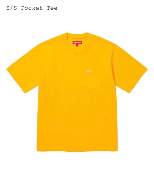 Supreme 24FW S/S Pocket Tee L