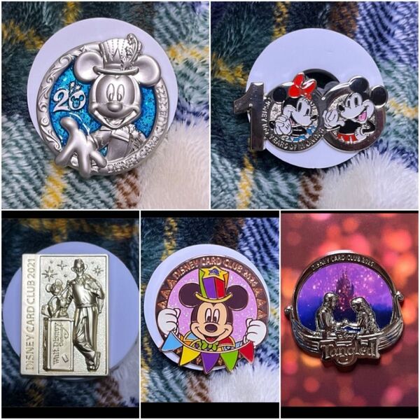【限定非売品】ディズニー ピンバッジ 5点セット