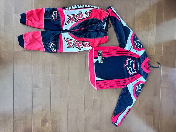 FOX Racing モトクロスジャージ ロンT モトクロスパンツ 上下セット モトクロスウェア モトクロス キッズ