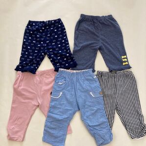 ズボン 95cm 5枚セット まとめ売り 7分丈 女の子