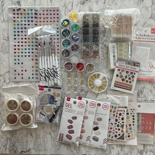 ネイル用品 ネイルシール ジェルネイル シーイン 筆 ネイルパーツ