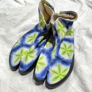 カヤ 地下足袋 緑の雪花 タグ付き 新品 26cm 日本製