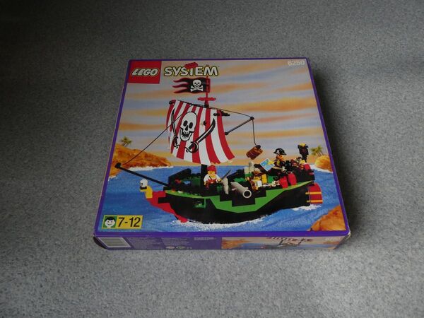 LEGO レゴ 6250 レッドビエント号 南海の勇者 組立説明書/外箱 完品