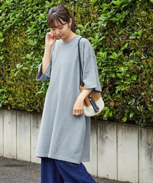 FREAK’S STORE ビッグシルエット Tシャツ 半袖 ミニワンピース