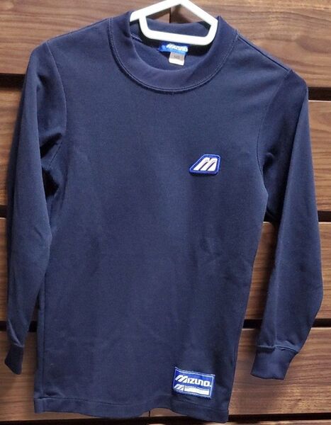 Mizuno 長袖 アンダーシャツ 140 ネイビー 少年野球