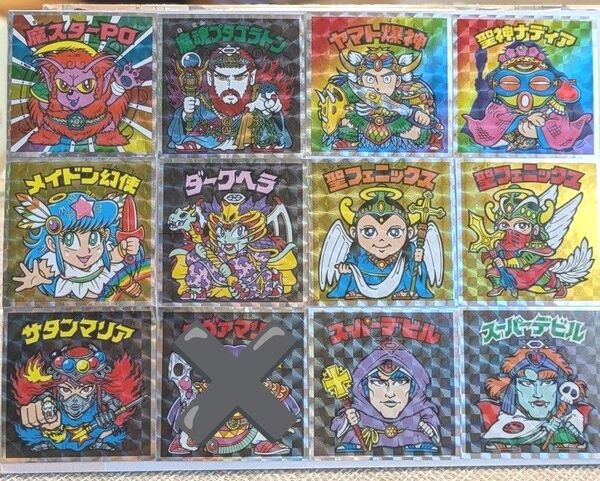 40周年ヘッドだらけの ビックリマン ビックリマンシール 新品 11枚セット