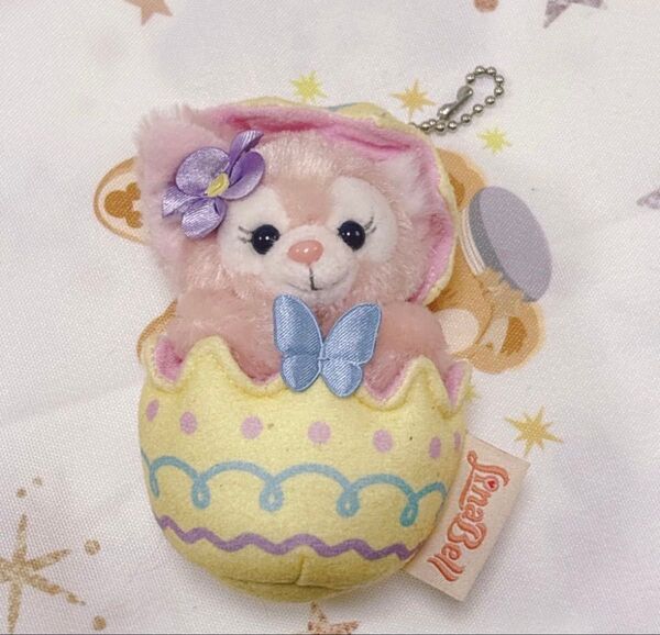 東京ディズニーシー イースター リーナベル イースターエッグに入ったリーナベルのぬいぐるみキーホルダー