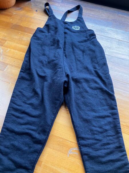 90センチ 長ズボン サロペット ボトムス パンツ 黒 ベビードール 子供服 オーバーオール