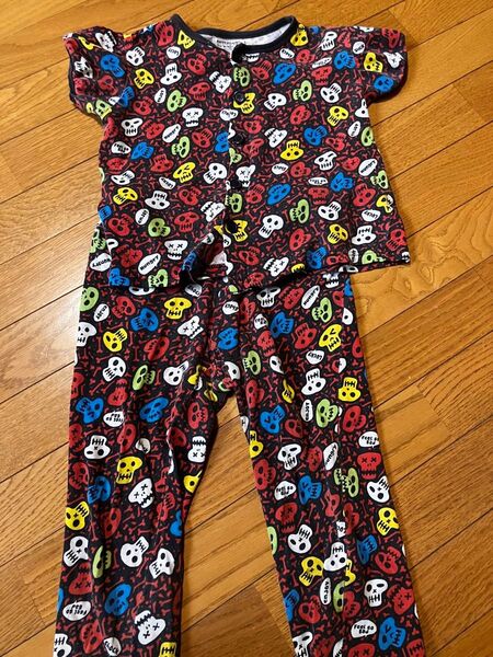 120センチ 半袖 パジャマ セットアップ 上下セット 長ズボン 半袖パジャマ 子供服 キッズ アンパサンド