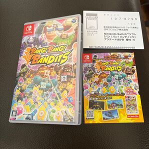 【Switch】 バン! バン! バンディッツ ハガキ、チラシ付き