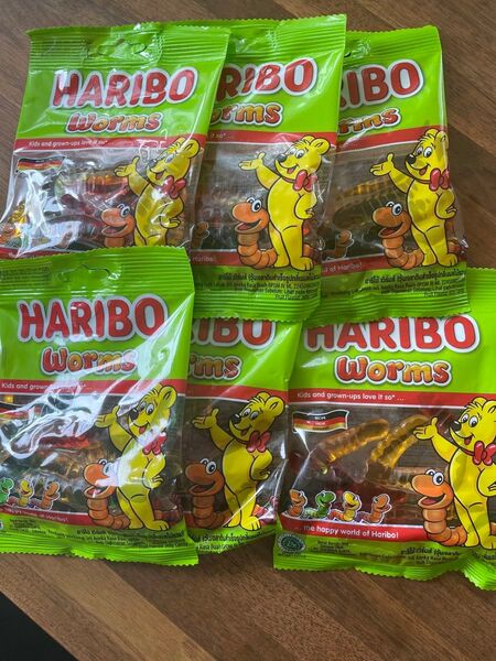お菓子 詰め合わせ ハリボー ワームスグミ 80g6袋