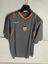 NIKE ナイキ　スペインリーグ　リーガエスパニョーラ VALENCIA C.F. バレンシア　ユニフォーム　フットボールシャツ　グレー　XL サッカー_画像3