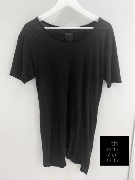 thom/krom(トム・クロム)Slim fit スリムフィット Tシャツ ほぼ新品 S ドメスティックブランド