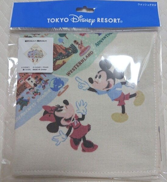 ディズニー タオル ウォッシュタオル ミッキーマウス ディズニーランド ディズニーシー ミッキー ミニー アトラクション