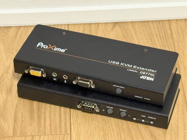 ATEN KVMエクステンダー USB/オーディオ/RS−232対応