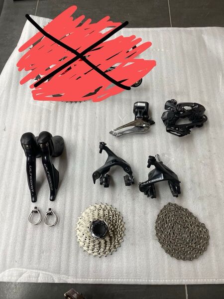 シマノ アルテグラ 8050 di2 グループセット