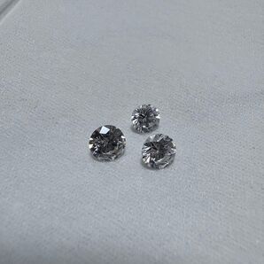天然ダイヤモンド ラウンドブリリアントカット ルース 0.23ct 0.32ct 3石 SI1 まとめ売り 宝石