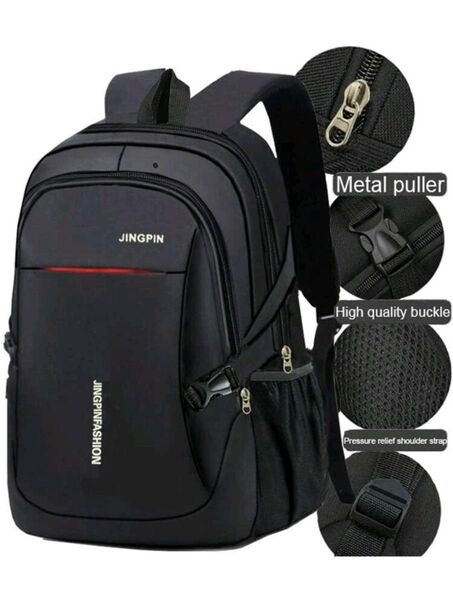 JINGPIN FASHION リュックサック ブラック 未使用
