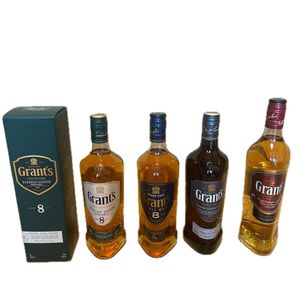 レアGrant's 8年ウイスキー シェリーカスク フィニッシュ他3本セット飲み比べ