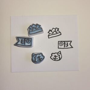 消しゴムはんこ 端午の節句