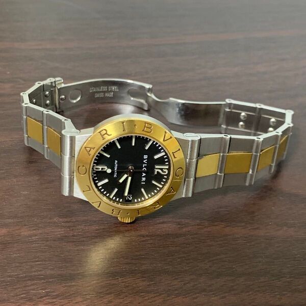 ブルガリ BVLGARI LC35SG ディアゴノスポーツ デイト 自動巻き