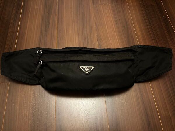 PRADA プラダ 三角ロゴ ナイロン ウエストポーチボディバッグ
