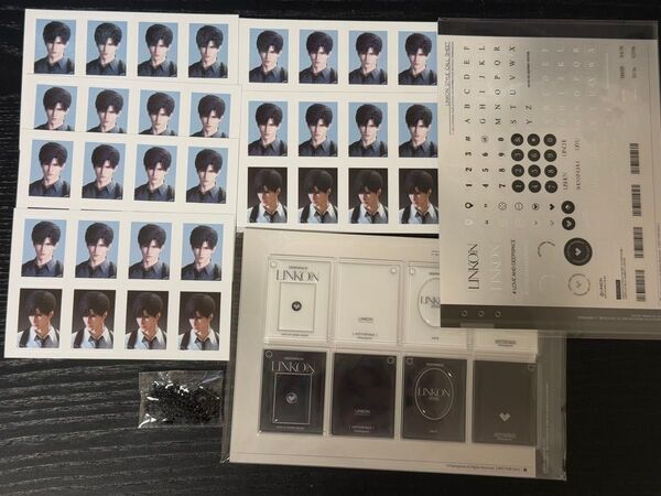 恋と深空 レイ 心影瞬バッジ 特典証明写真ステッカーセット