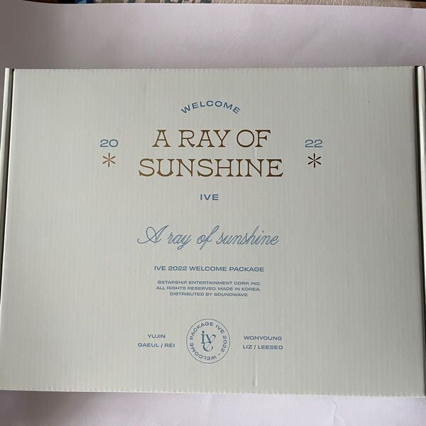 【外箱のみ】IVE シーグリ 2022 「A RAY OF SUNSHINE」