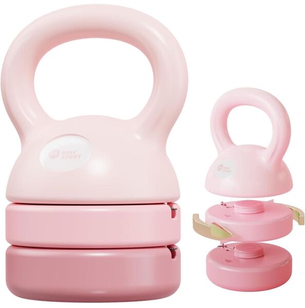 可変式ケトルベル 3in1 初心者向け 5LB 8LB 12LB プレート調節可能 自宅