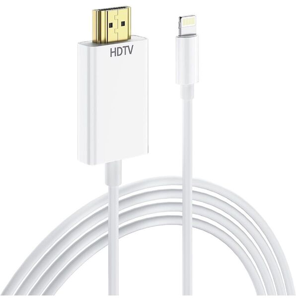 iphone hdmi変換ケーブル 【2025 MFi認証】 1.5M ライトニング hdmi 変換ケーブル HDMI変換アダプタ