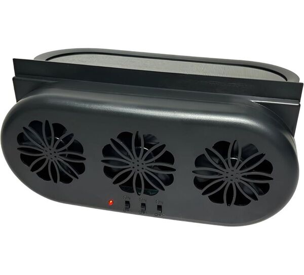 ソーラーカー換気扇 車用換気扇 5000rpm高速冷却 ソーラー/USB充電対応 オールシーズン対応 防水防塵IP55 静音設計