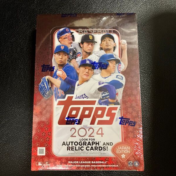 Topps 2024 Baseball Japan Edition 未開封ボックス シュリンク付き