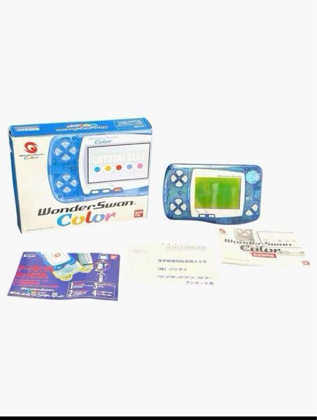 バンダイ ワンダースワンカラー クリスタルブルー ゲームBANDAI WonderSwan Color