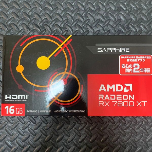 Sapphire AMD Radeon RX 7800 XT GAMING 16GB リファレンスモデル