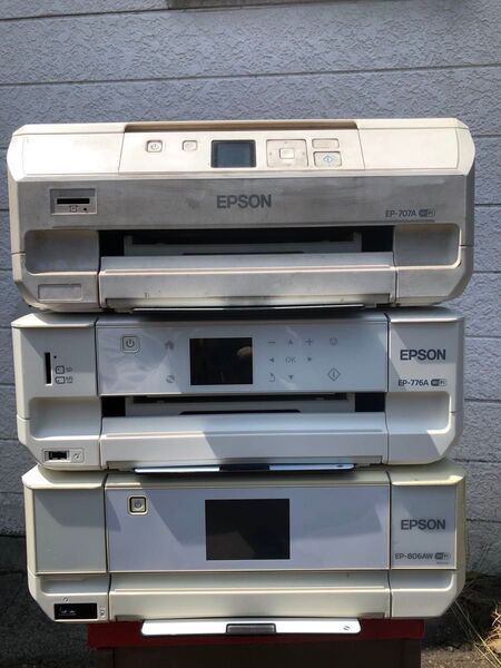 ジャンク エプソン 3台 EP-806ABW EP-707A EP-776A EPSON EP プリンター