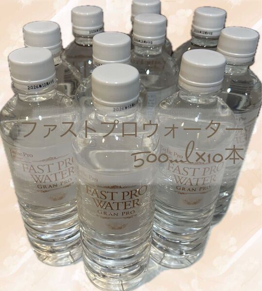 エステプロラボ ファストプロウォーター【500ml×10本】
