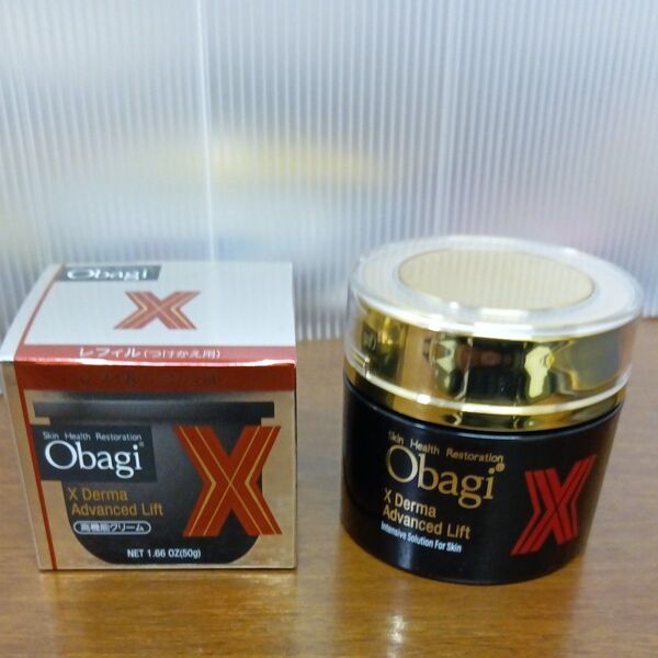 Obagi オバジX クリーム ダーマアドバンスドリフト 50㌘ 本体、開封済み、レフィル 2点セット