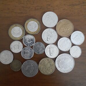 海外硬貨まとめ売り カナダ・オーストラリア・シンガポール 外国コイン 世界の硬貨