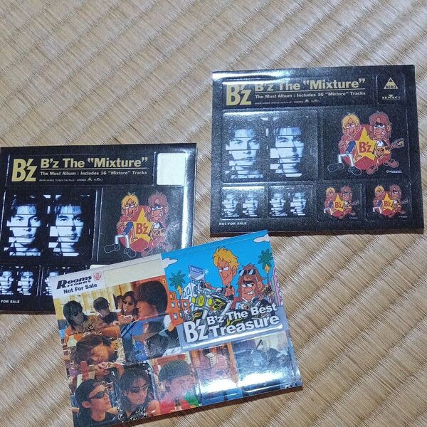 B'z The "Mixture" & Treasure 非売品ステッカー 3枚セット