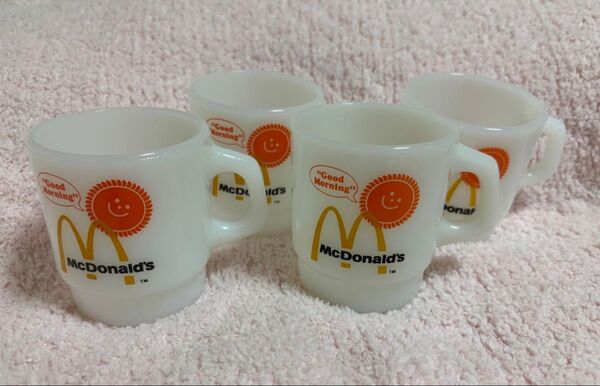 美品 ファイヤーキング Fire-King マクドナルド マグカップ ビンテージ マグ Fire King マック
