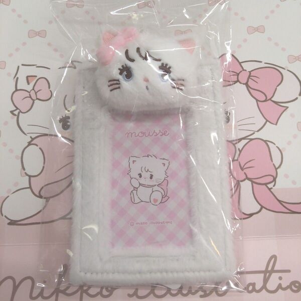 mikko ぬいぐるみ付きカードホルダー カードケース ムース トレカケース ポップアップ