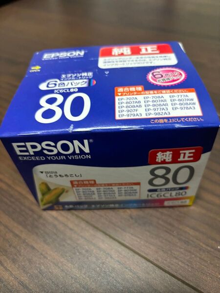 エプソン純正 とうもろこし IC6CL80 6色パック