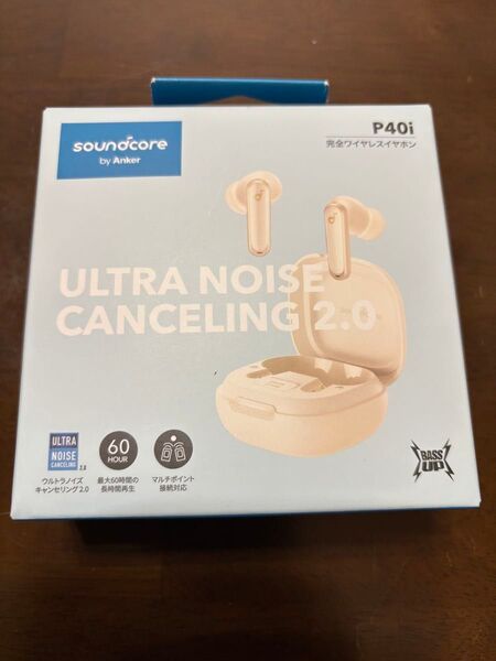 ワイヤレスイヤホン Anker Soundcore P40i ホワイト