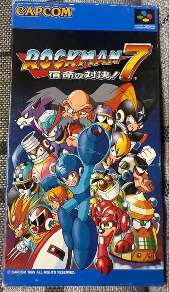 スーパーファミコン ロックマン7 箱、ソフトのみ 説明書なし