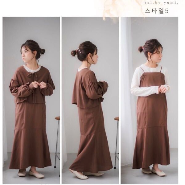 ◇美品◇talbyyumi しまむら ワンピースセット 長袖ワンピース