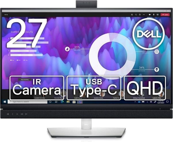 Dell 27インチディスプレイ C2722DE ビデオ会議 USB-C