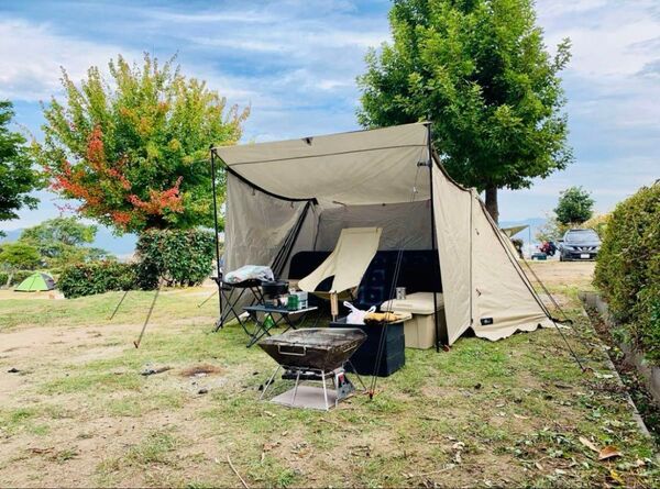 ●FIELDDOOR パップテント320 ライトベージュ●