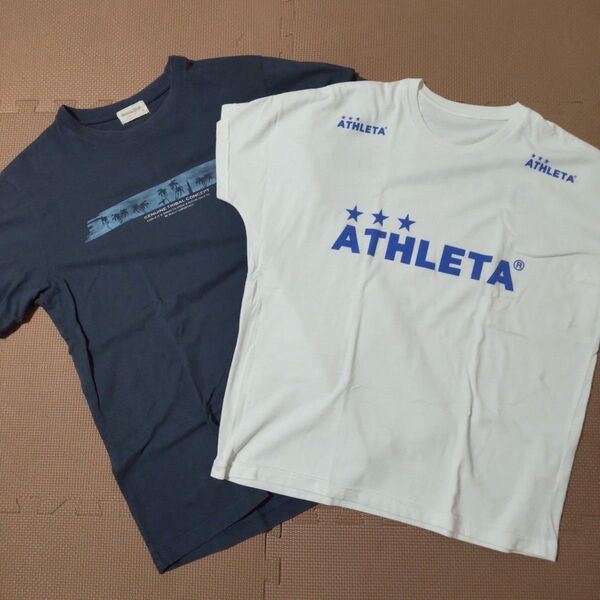 ATHLETA アスレタ 半袖Tシャツ Mサングラス メンズ 2枚まとめ売り